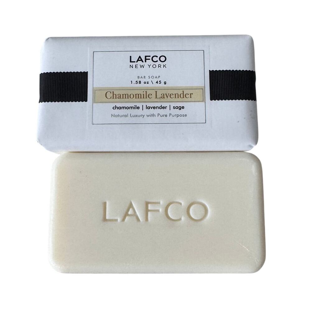 LAFCO Mini Wrapped Bar Soap‎ Chamomile Lavender 1.58 oz